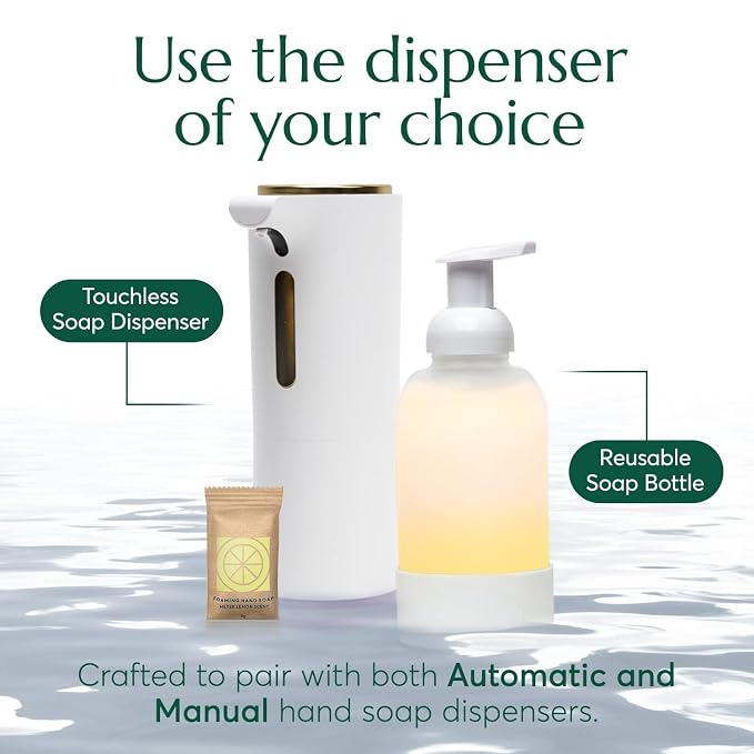 CLEANOMIC Foaming Hand Soap Tablets, Foaming Dish Soap Tablets & Fabric Softener Bundle