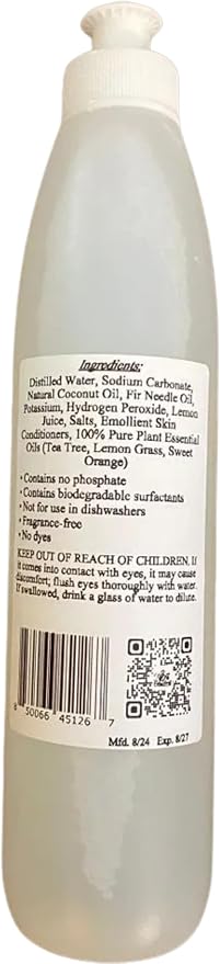 3D's Essentials Natural Dishwashing Liquid