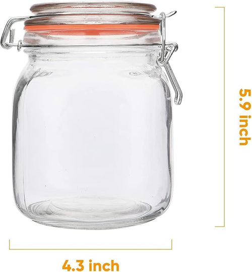 32 oz Glass Food Storage Jars - Image 2