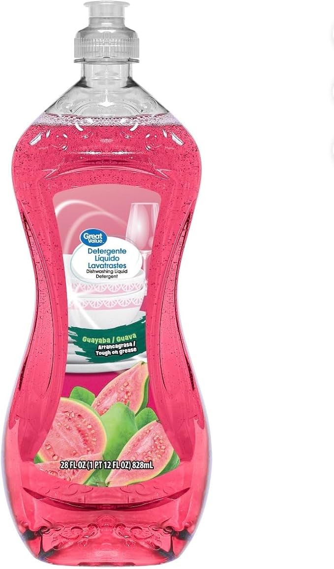 Dish Washing Liquid Detergent, guayaba/guava/Lime Scent, 28 fl oz
