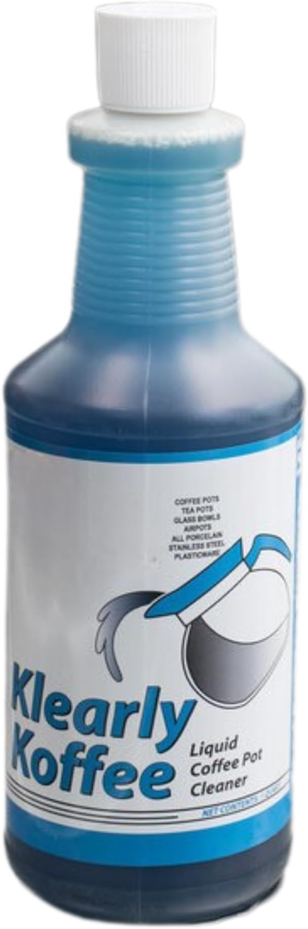 Klearly Koffee Concentrated Liquid Coffee Pot Cleaner, 32 oz, 1:1024 Dilution Ratio