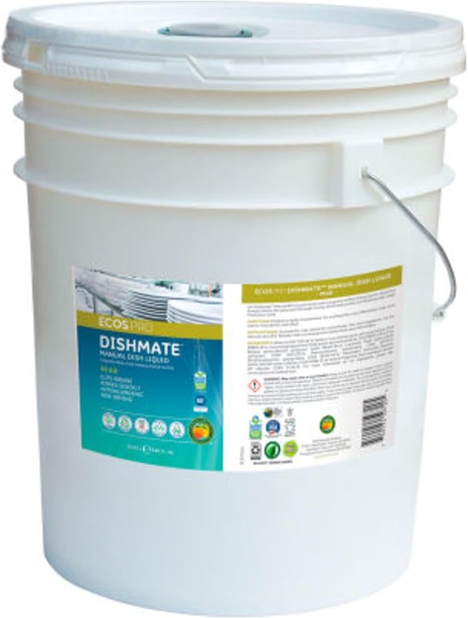 Manual Dishwashing Liquid, 5 gal, Pear