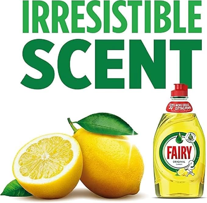 Fairy Washing Up Liquid Lemon 320ml (Pack of 1)