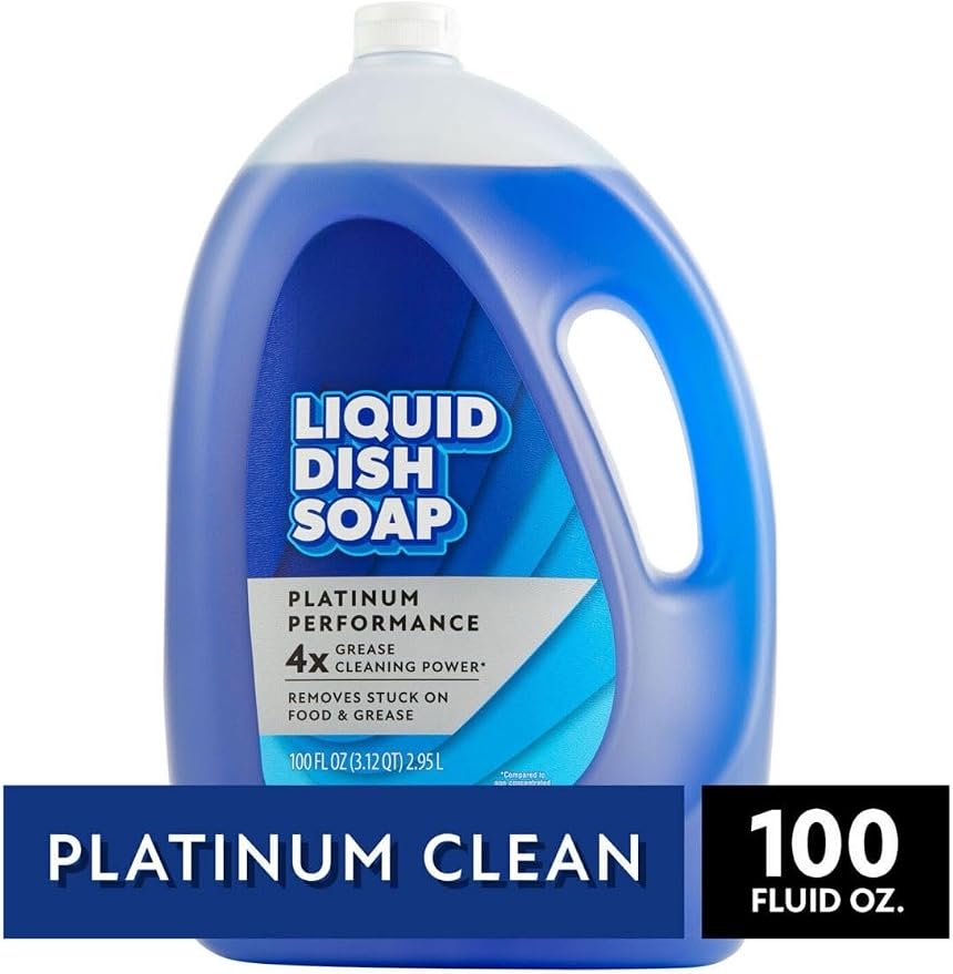 Member Marks Platinum Performance Liquid Dish Soap,Fresh Clean,100 fl.oz Pack-1