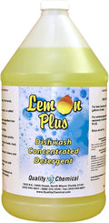 Quality Chemical Lemon Plus extra sudsy liquid dishwash concentrated detergent.-1 gallon (128 oz.)