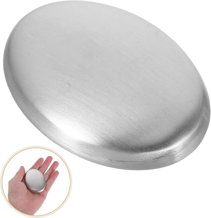 Zerodeko Metal Soap Stainless Wash Soap Odor Absorber for for Skin Dishwasher Safe