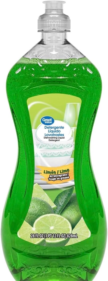 Dish Washing Liquid Detergent, Limon/Lime Scent, 28 fl oz