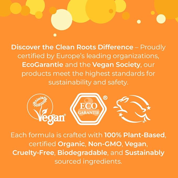 Baby Bottle & Dish Soap – EcoGarantie Certified, 100% Plant-Based Formula, Made with Organic Ingredients, Scent-Free & Hypoallergenic – 16.9 fl oz (500 mL), Pack of 3