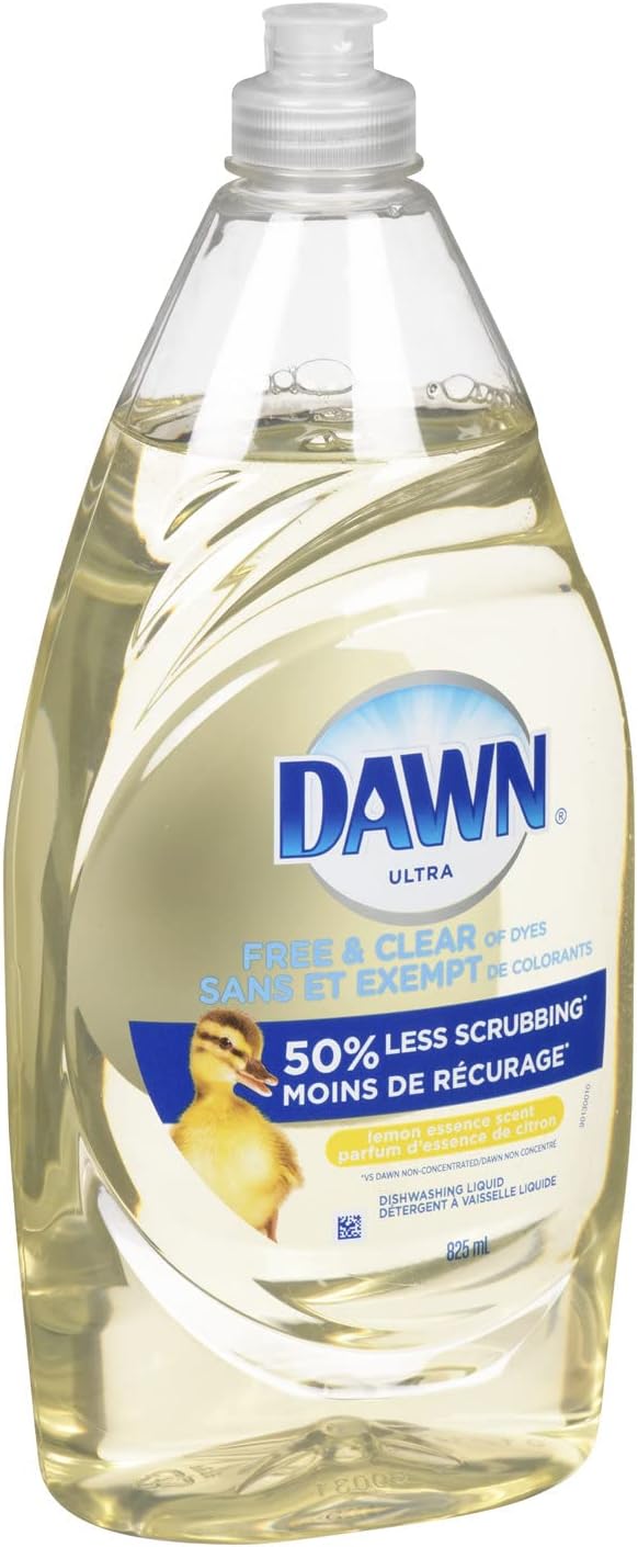 Dawn Ultra Pure Essentials Dishwashing Liquid, Lemon Essence, 16.2 Fl Oz