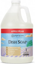 Ginger Lily Farms Botanicals Plant-Based Liquid Dish Soap, Concentrated Formula with Max Grease Cleaning Power, Cruelty-Free, Apple Pear Scent, 1 Gallon Refill (128 Fl. Oz.)