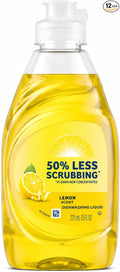 Dish Liquid Soap Lemon 221ml | Lemon Scent, Ultra Concentrated, 7.5 oz, Dishwashing Liquid