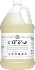 Rustic Strength Natural Dish Soap, Unscented, 1 Gallon Plastic | Gentle on All Skin, Concentrated and fragrance free, Biodegradable Plant-Based Formula