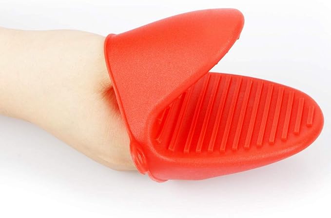 3 Pairs Mini Oven Mitts Gloves Silicone Heat Resistant Cooking Pinch Mitts - Image 3