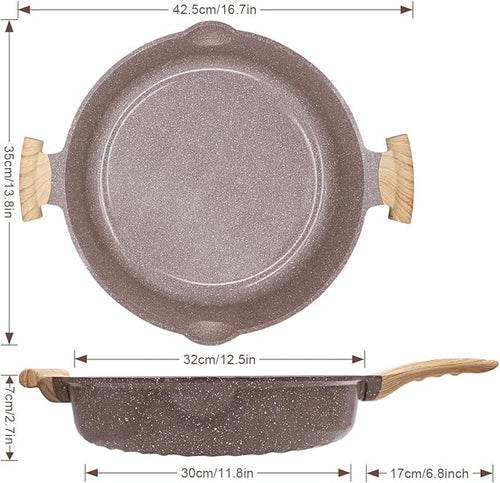 AIKENBBKK Ceramic Frying Pan - Image 2