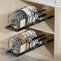 Magheo 2 Pack Pots and Pans Organizer Under Cabinet by COMFORTYOURHOME