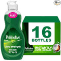 Palmolive Ultra Strength Liquid Dish Soap, Cuts Grease and Grime, No Soaking Needed, Powerful on Plastics, Dishwashing Liquid, 9.7 fl oz Bottle