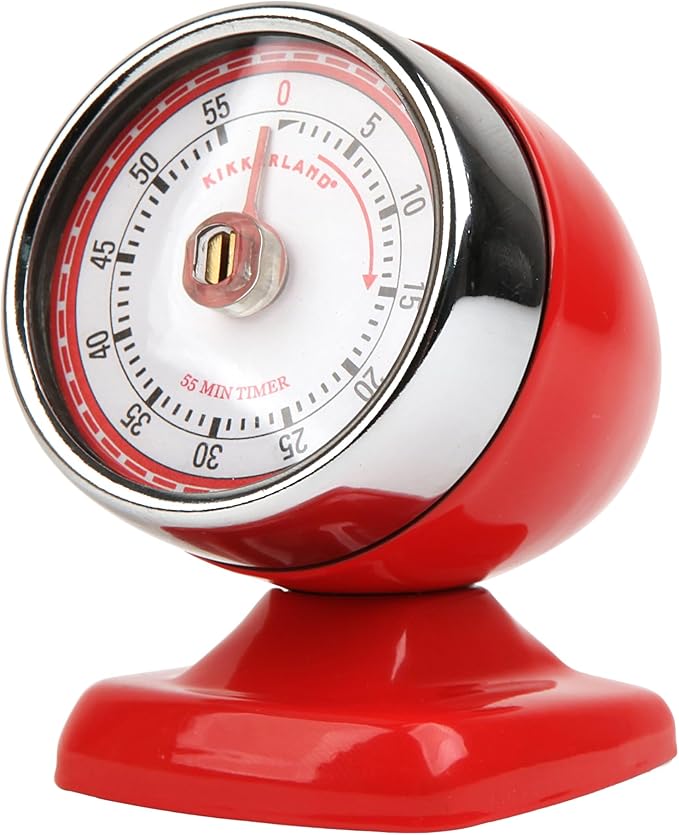 Kikkerland Vintage Streamline Timer – Retro Decor by KikkerlandDesignInc