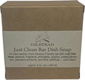 Just Clean Bar Dish Soap - Hand Crafted Unscented 5oz. Bar | plastic, pthalate, perfume, preservative and petroleum free