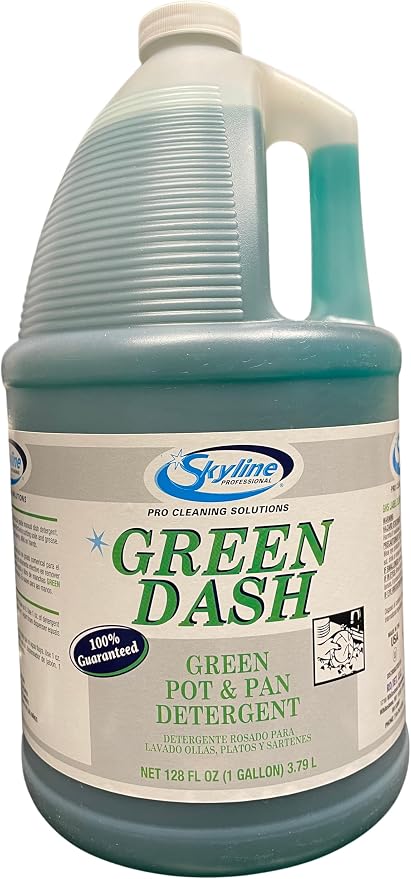 Dish Soap, Green Dash Pots Pans Hand Dishwashing Detergent High Strenght High Suds