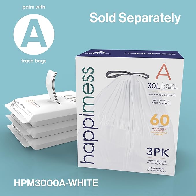 happimess HPM1011I Curtis 8-Gallon Step-Open Trash Can, Fingerprint Resistant - Image 5