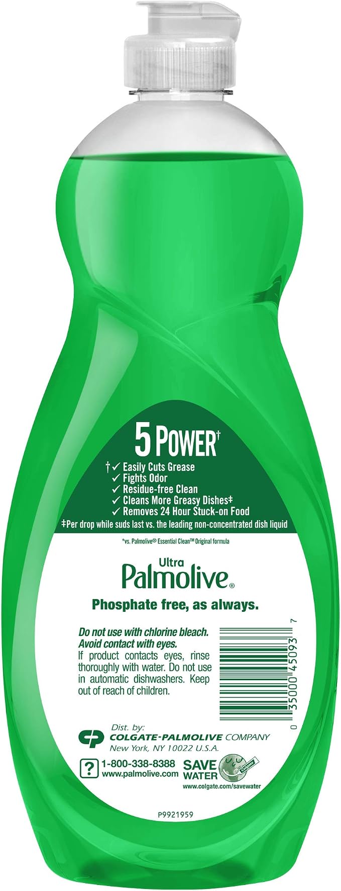Palmolive Dish Liquid 45093 32.5 Fl Oz Ultra Strength Dish Liquid