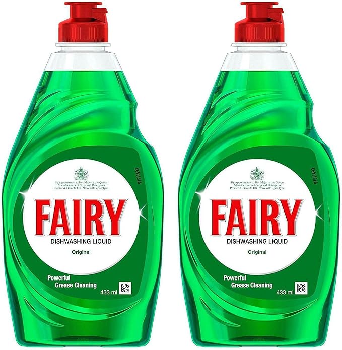 Fairy Original Washing Up Liquid (433 ml) - Pack of 2
