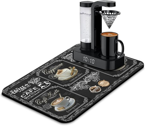 Absorbent Coffee Bar Mat by Kuyig+Home