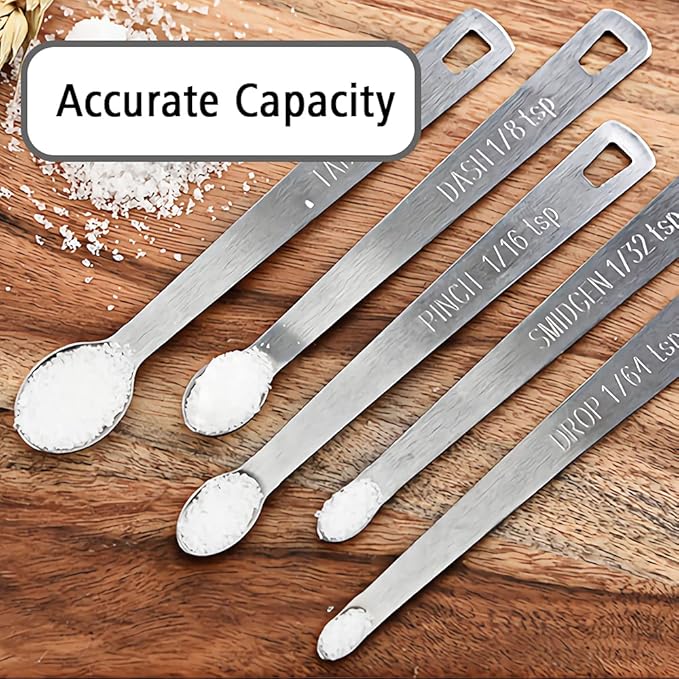 2PCS 1/32 Teaspoon Single Tiny Measuring Spoon, Small Individual Stainless - Image 5
