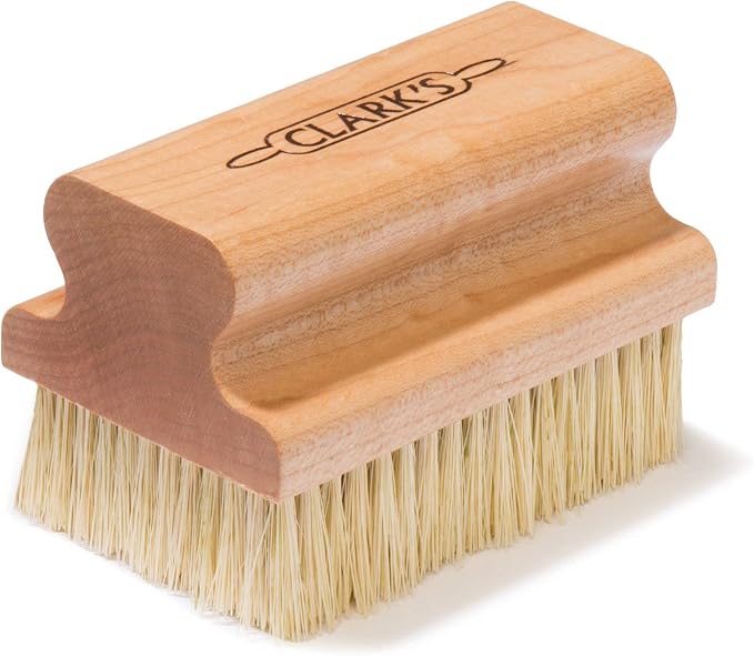 CLARK'S Cutting Board Soap and Large Scrub Brush from Clean your kitchen boards, bowls, countertops, and utensils the natural way | Castile Based