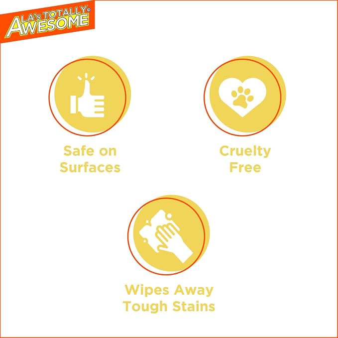 La's Totally Awesome Dish Soap Liquid – Lemon Scent (30 fl oz, Pack of 3) – Grease-Fighting Dishwashing Liquid from Awesome Cleaner Brand