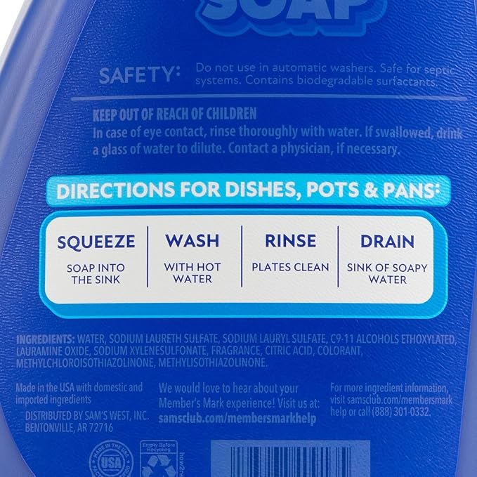 Member's Mark Liquid Dishwashing Soap (100 Ounce)