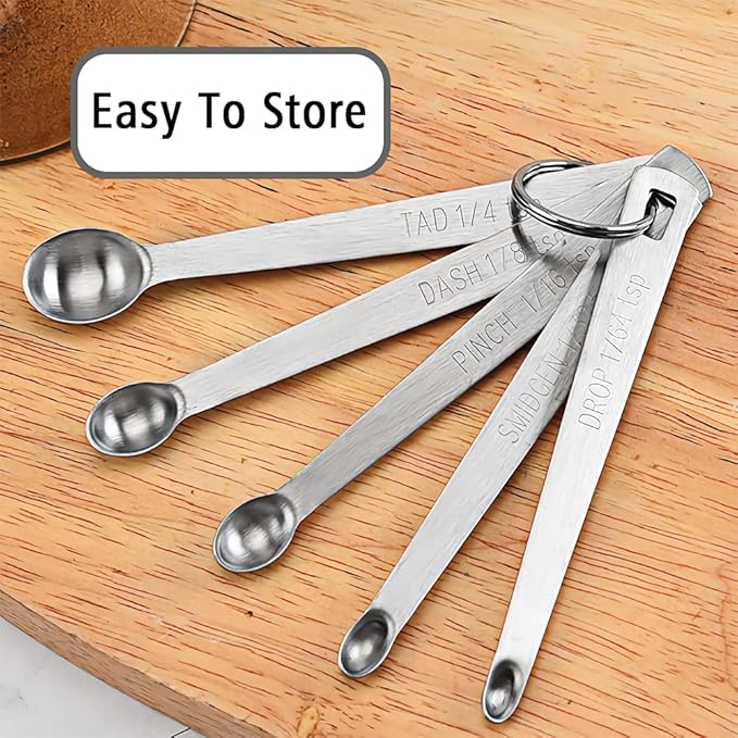 2PCS 1/6 Teaspoon Single Tiny Measuring Spoon, Small Individual Stainless Steel - Image 4