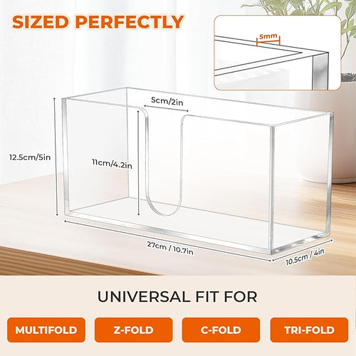 1PACK Paper Towel Holder, Countertop Paper Towel Dispenser Bathroom Paper Hand - Image 2