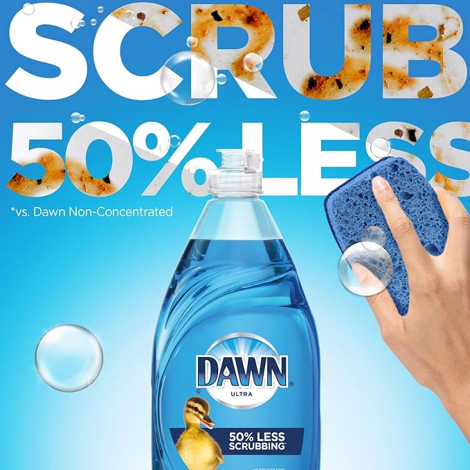 Dawn Ultra Dishwashing Liquid Dish Soap, Original Scent, 16 oz