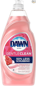 Dawn Gentle Clean Dishwashing Liquid 16.2 oz, Pomegranate & Rose Water Scent (Pack of 3)