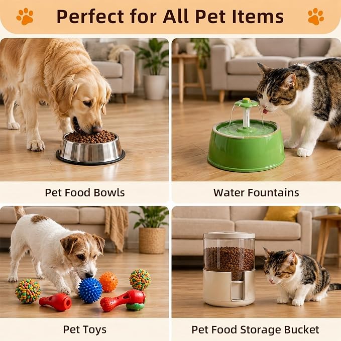 Pet Bowl Cleaner Foam, Dog & Cat Dish Soap for Bowls, Mats | Plant-Derived Formula, Rich Cleaning Foam, Daily Feeding Essentials