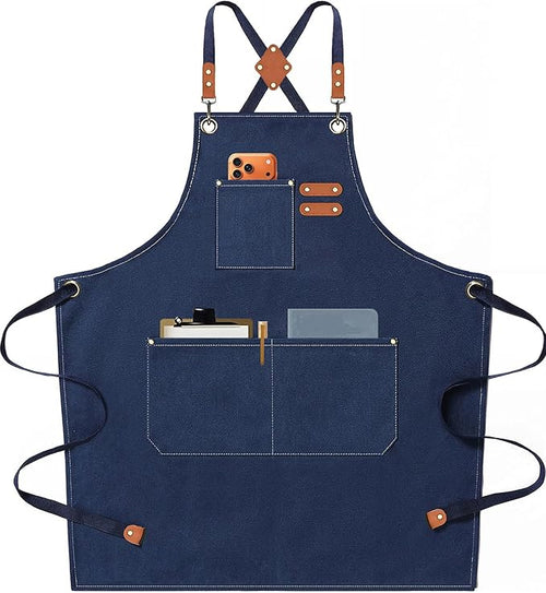 AFUN Chef Aprons for Men Women by BringYouaFun