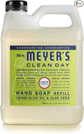 MRS. MEYER'S CLEAN DAY Dish Soap Peony 48oz & Hand Soap Lemon Verbena 33oz Refill Bundle