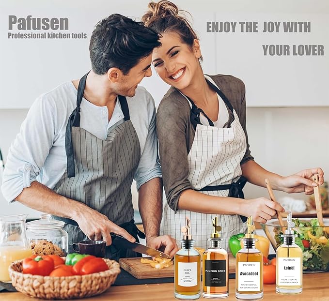 Pafusen 2 Pack Auto Flip Olive Oil Dispenser, Liquor Pour Spout, Oil Dispenser - Image 5