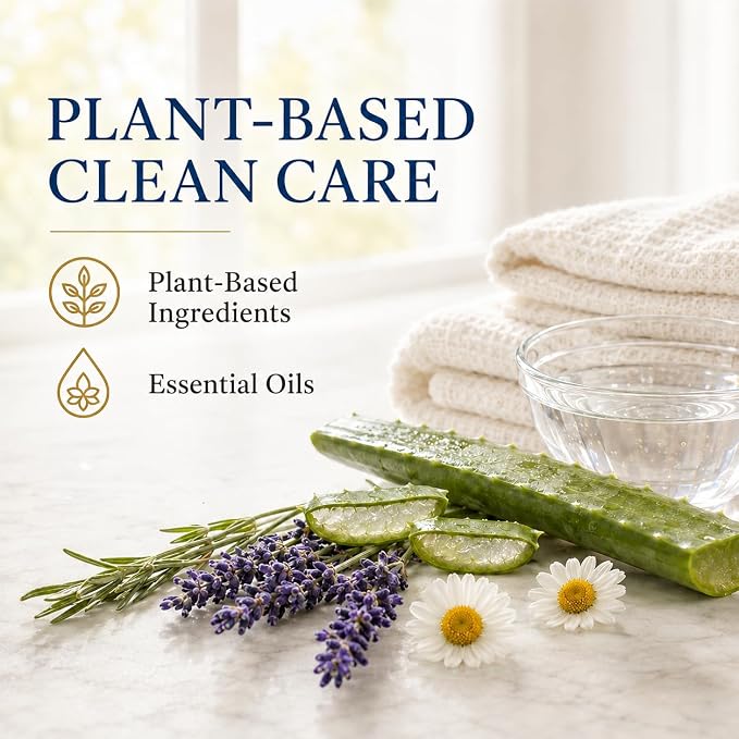 Ginger Lily Farms Botanicals Plant-Based Liquid Dish Soap, Concentrated Formula with Max Grease Cleaning Power, Cruelty-Free, Lavender Chamomile Scent, 24 Fl Oz