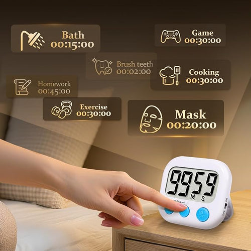 24 Pack Digital Kitchen Timer Small Classroom Timers - Image 2