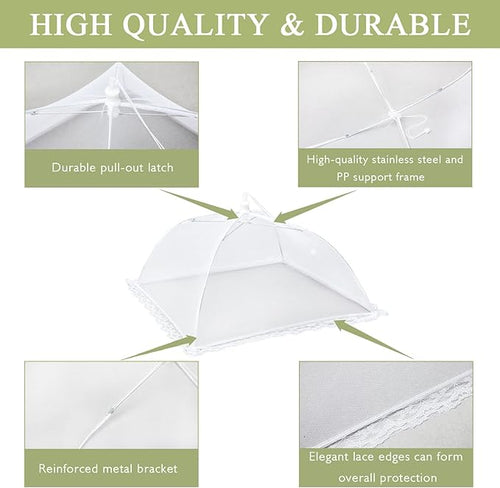 7Pack Various Size Pop-up Food Tents Food Covers - Image 2