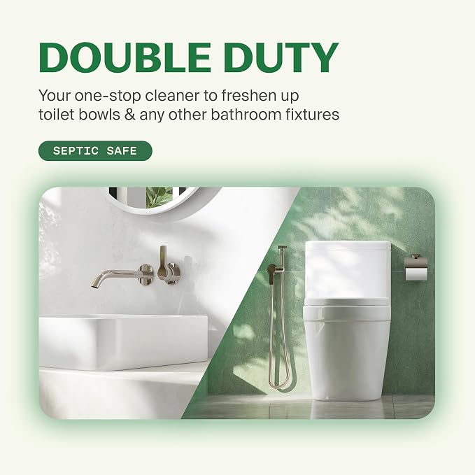 Fuwa3e Natural Dish Soap Pineapple (3 Pack) & Bathroom Toilet Cleaner (3 Pack)