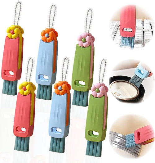 3 in 1 Cup Lid Gap Cleaning Brush Set, Bottle Cleaning Brush Multifunctional by Unknown