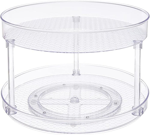 Amazon Basics 2 Tier Lazy Susan Turntable Organizer by AmazonBasics
