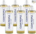 THE CLEAN PEOPLE Liquid Dish Soap - Clean, Simple Ingredients - Extra Scrubbing Power (Fragrance Free) 12 fl. oz (6 Pack)