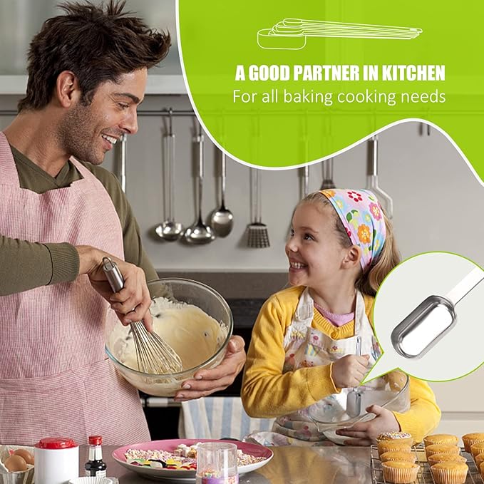 5PCS 1tbsp Single Measuring Spoon, Stainless Steel Long Handle Individual - Image 6