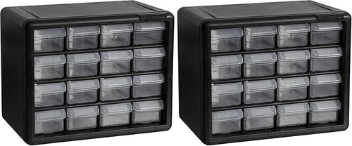Akro-Mils 16-Drawer Plastic Storage Cabinet | 10-1/2 x 6-1/2 x 8-1/2 Inch | by Akro-Mils