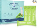 Dish Spray Cleaner Powder Concentrate Refills 4 Pack, Makes 24 fl oz Each, Tahitian Lime