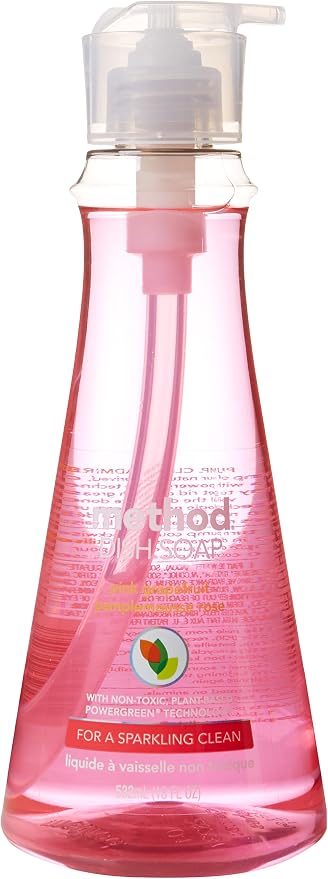 Method Gel Dish Pump, Pink Grapefruit, 18 Ounce